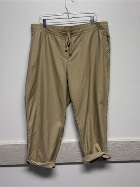 Talbots Plus Size 18 Cropped Pants